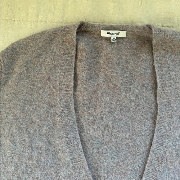 Madewell Grey Merino Wool & Alpaca Cardigan • Size: XS - Picture 3 of 8